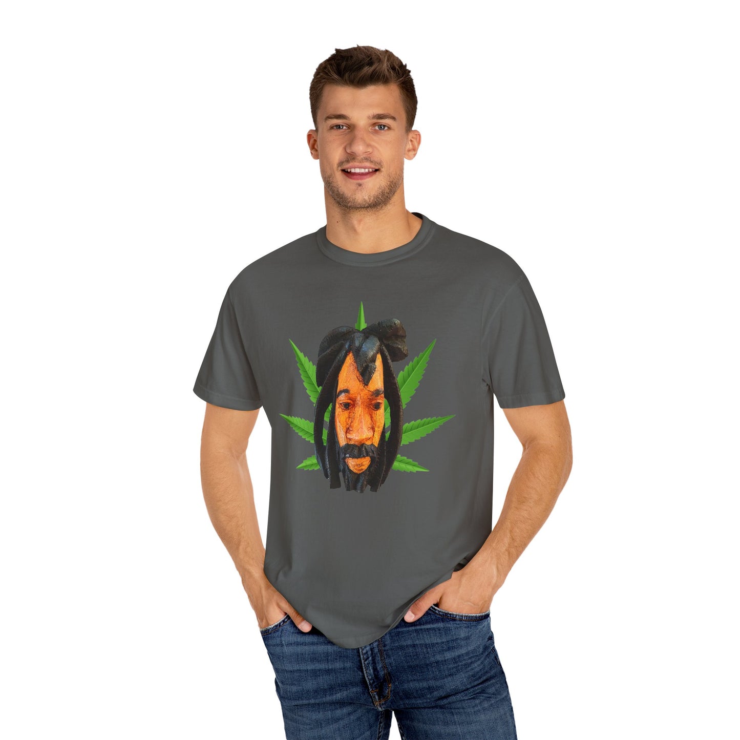 Unisex Cannabis Vibe T-Shirt - Unique Dreadlock Design