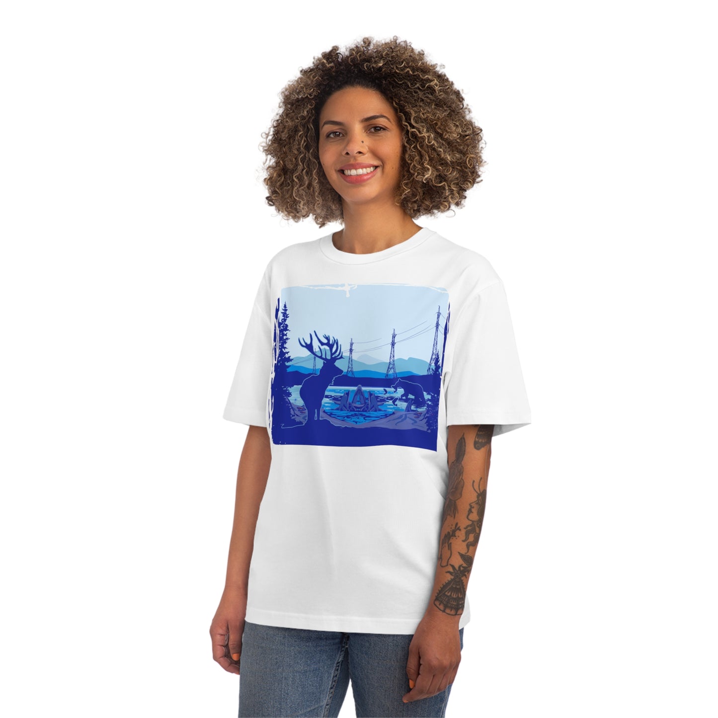 Nature-Inspired Unisex Fuser T-Shirt - Adventure & Outdoors Graphic Tee