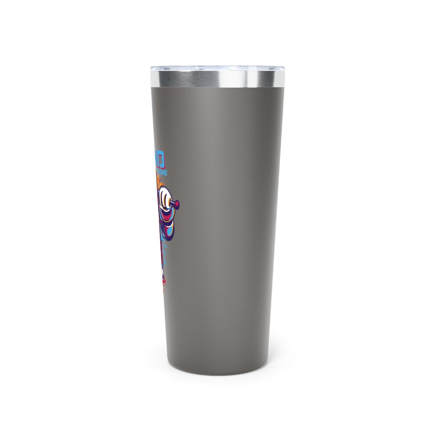 Stand Alone Copper Vacuum Insulated Tumbler - 22oz Fun Travel Mug