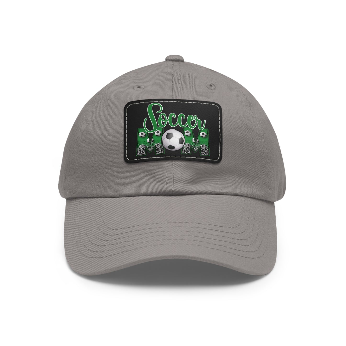 Soccer Hat with Leather Patch Perfect for Sports Fans