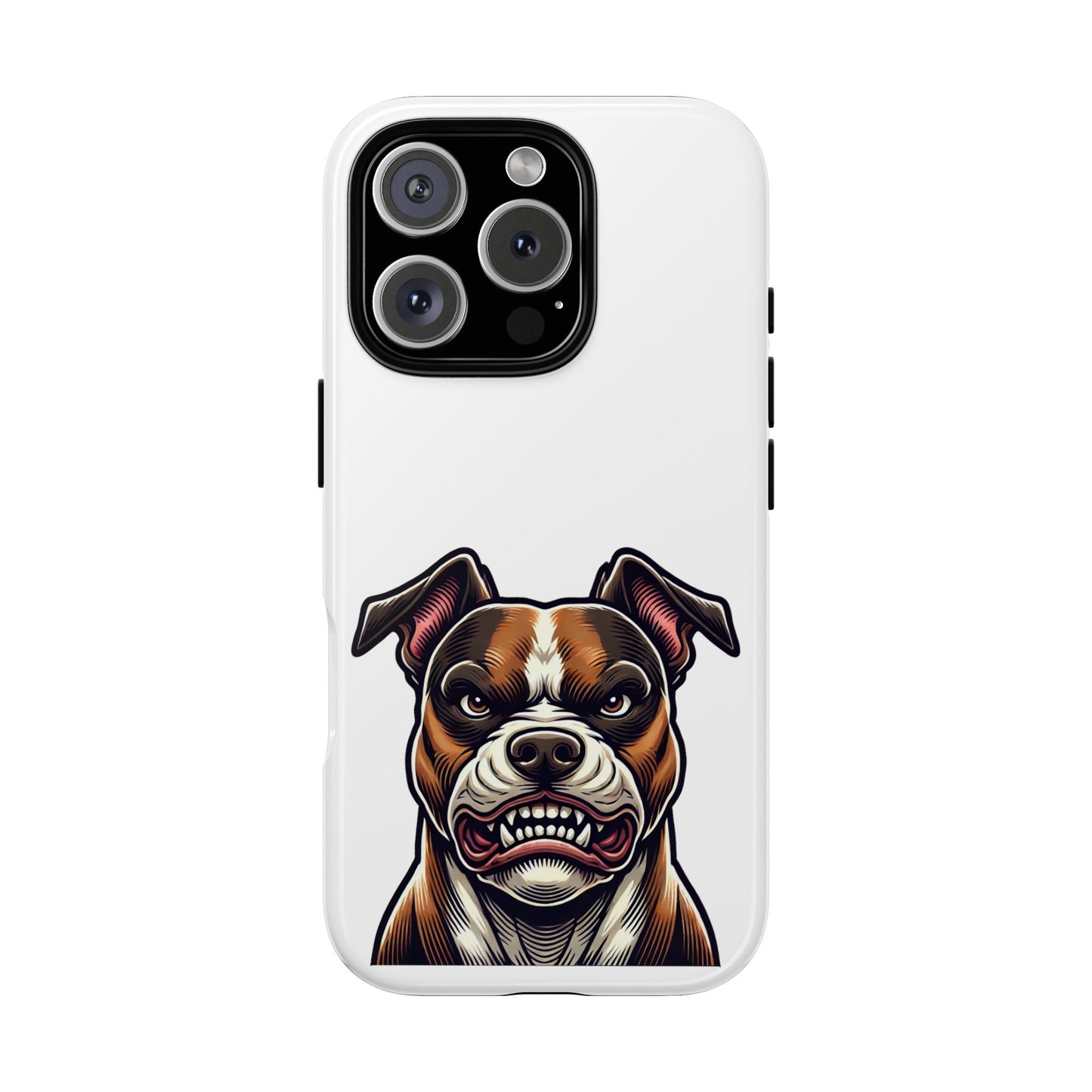 Tough Cases: Pit Bull Design Phone Case for Animal Lovers