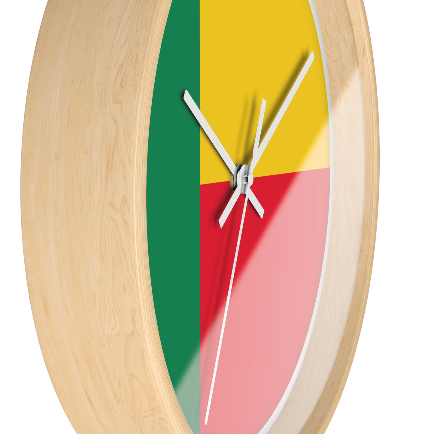 Benin Flag Wall Clock - Vibrant Home Décor for Cultural Enthusiasts