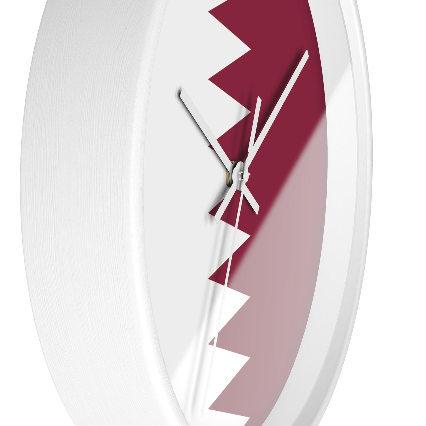 Qatar Flag Wall Clock - Stylish Home Decor for Every Occasion