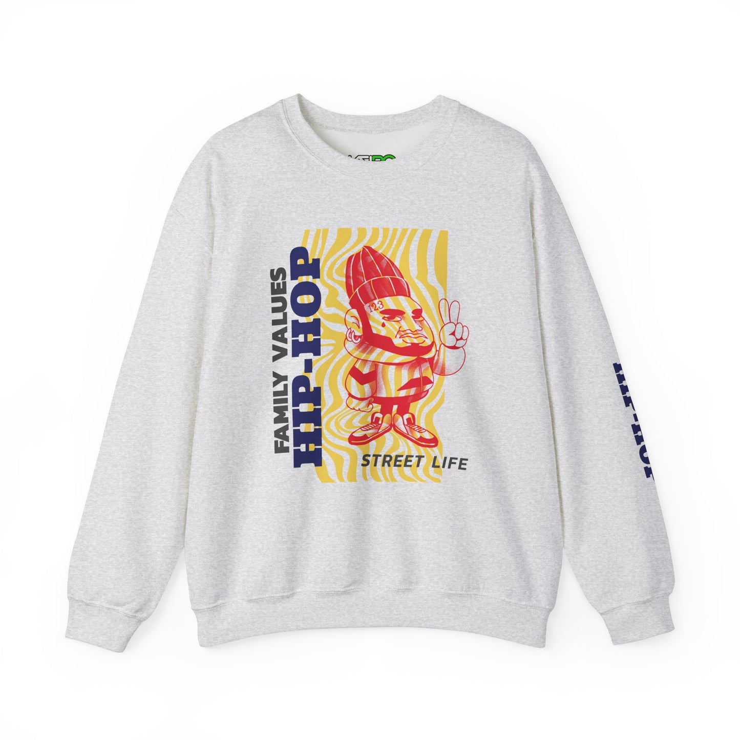 Men's Hip-Hop Crewneck Sweatshirt
