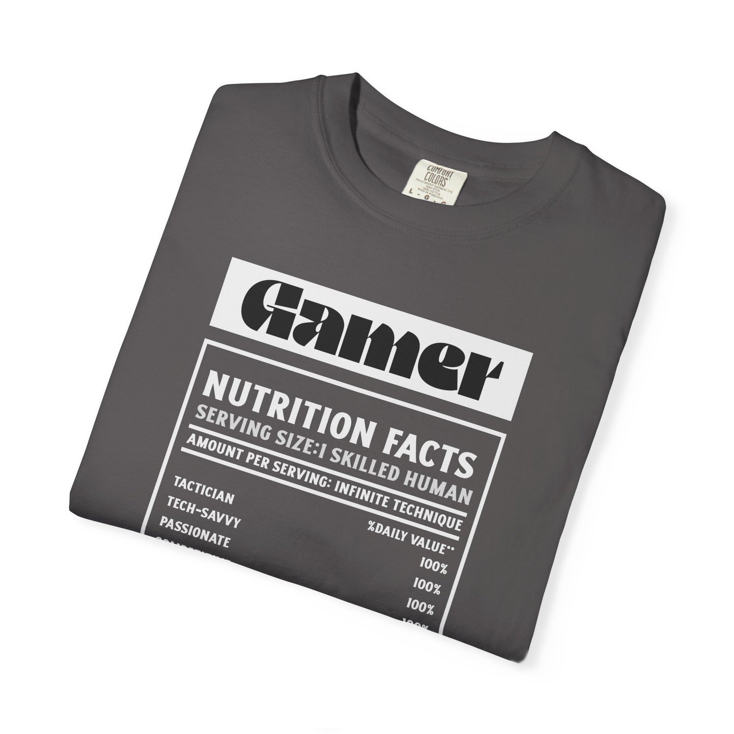 Gamer Nutrition Facts Unisex T-Shirt