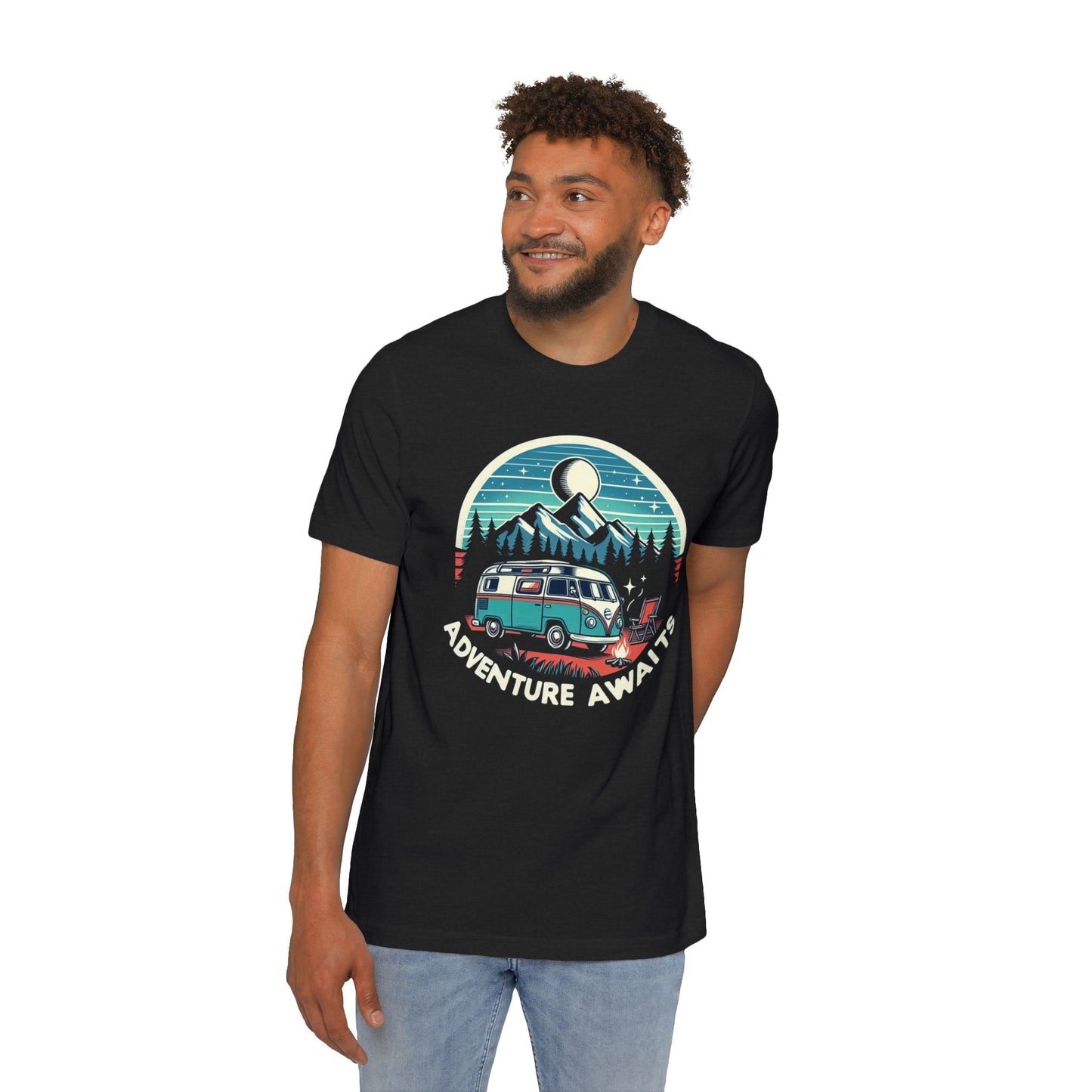 Adventure Awaits Women's T-Shirt – USA-Made Travel Tee for Explorers