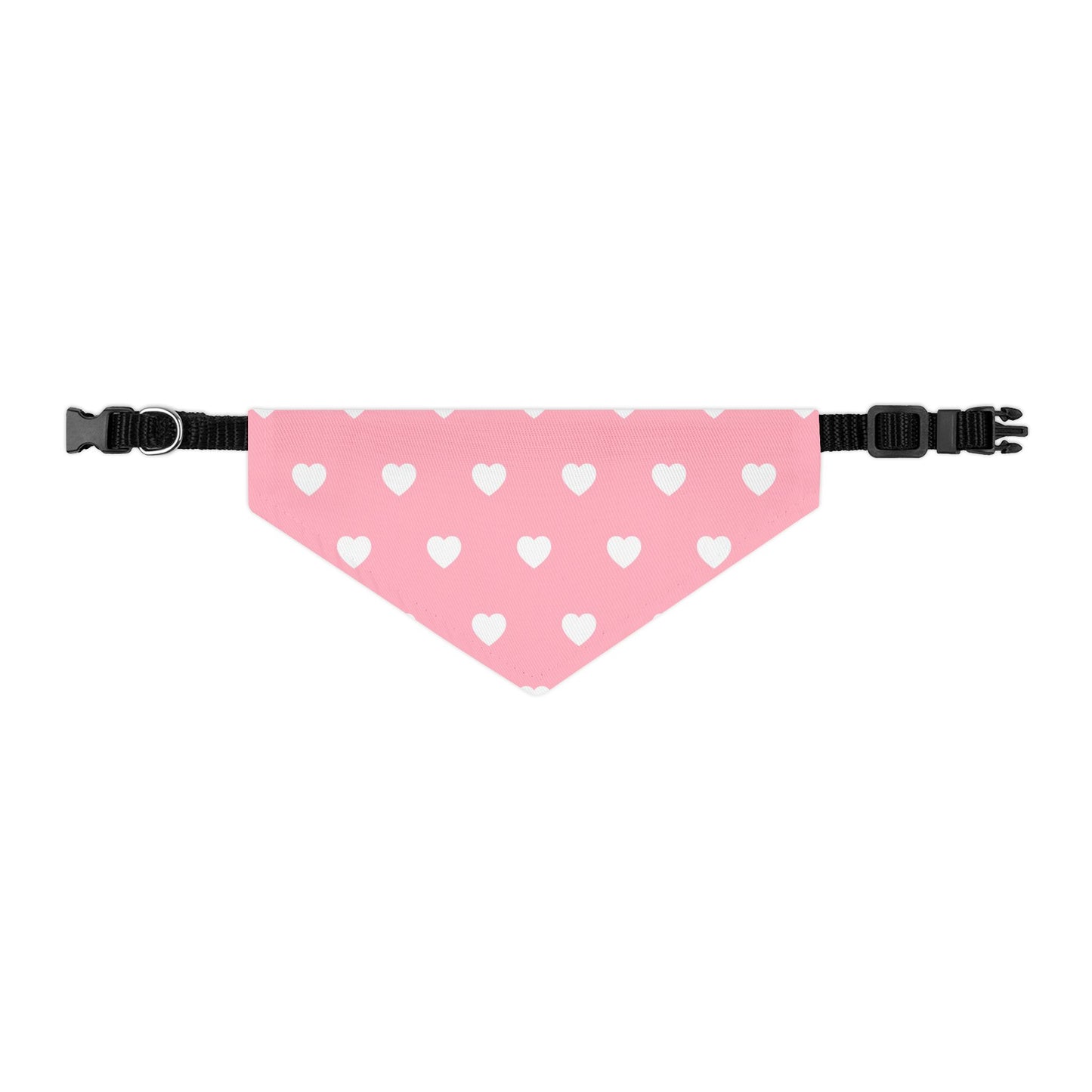 Love Heart Pattern Pet Bandana Collar for Dogs