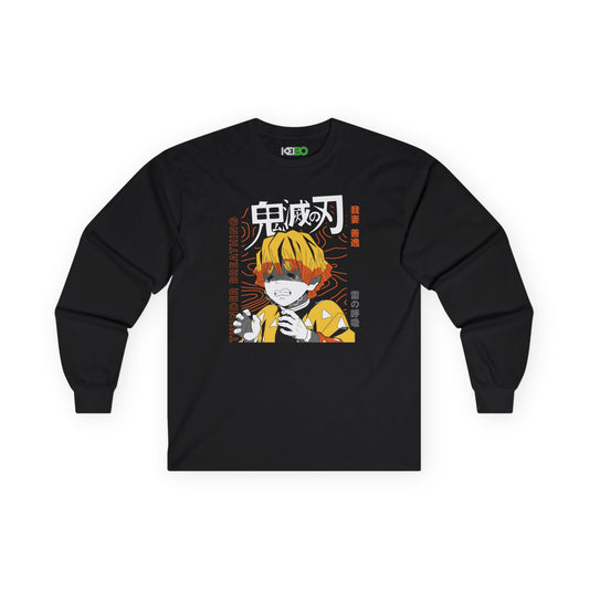 Unisex Anime-Inspired Long Sleeve Trendy Graphic T-shirt for Fans