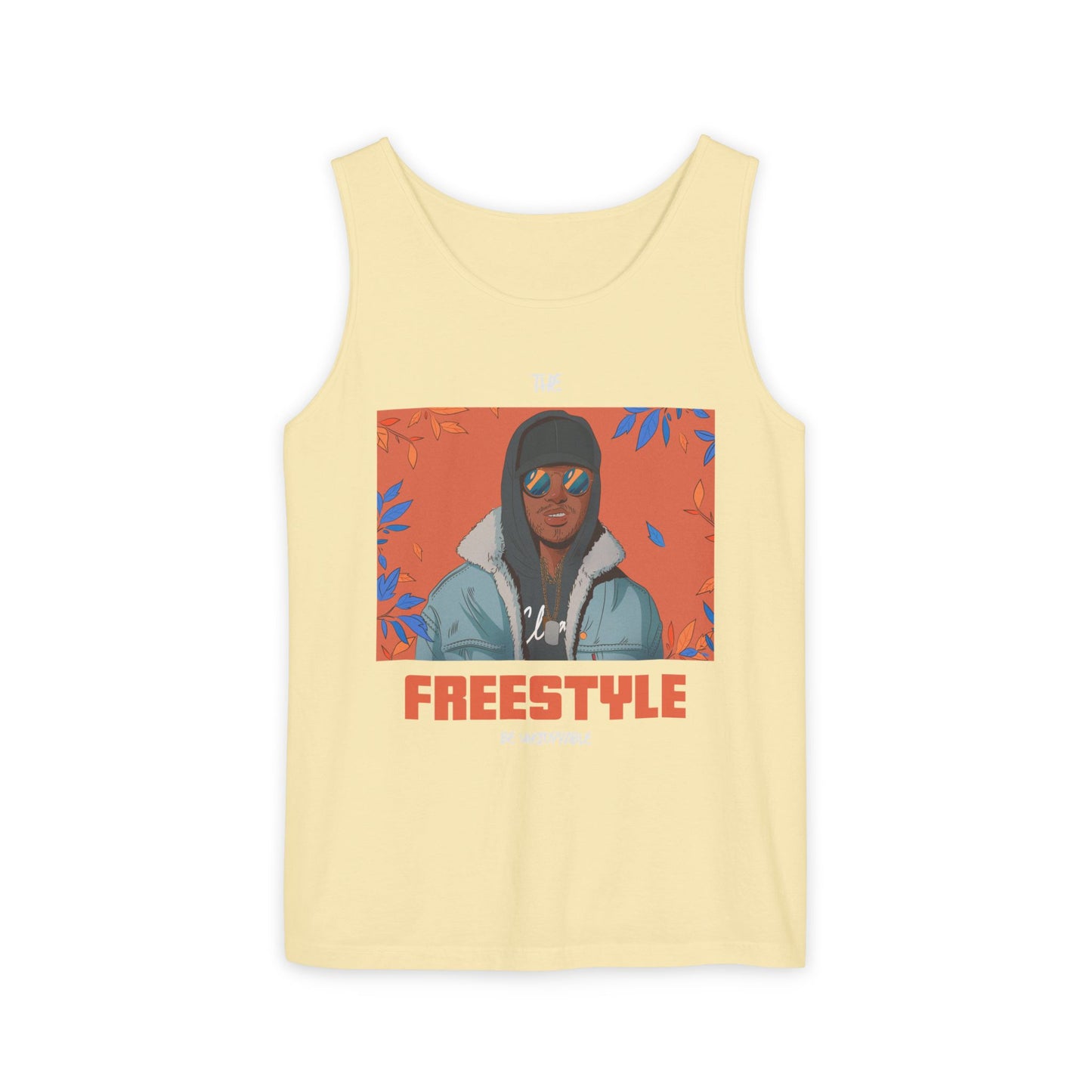 Men's Freestyle Graphic Tank Top Summer Vibes Casual Wear