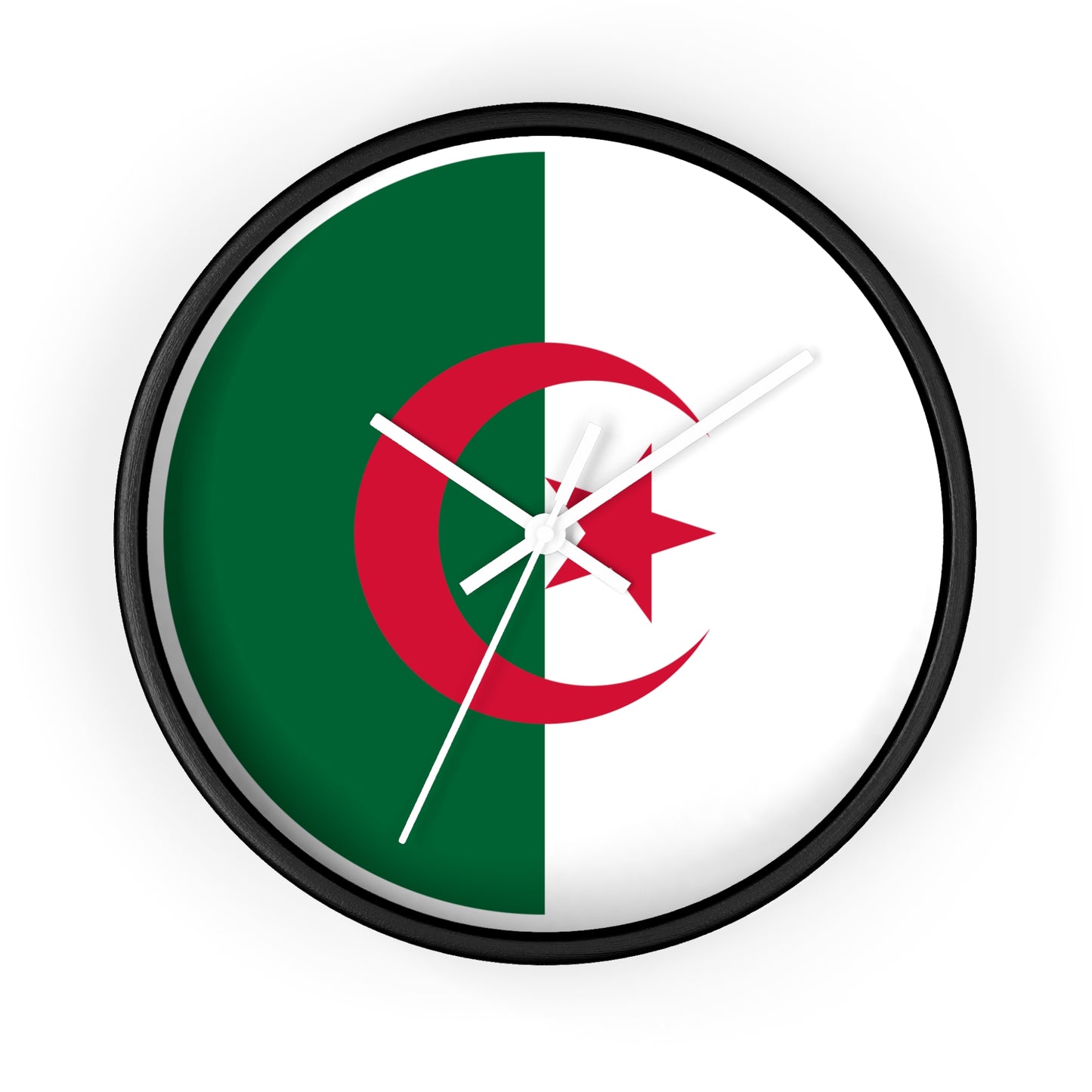 Algerian Flag Wall Clock - Stylish Home Decor for National Pride