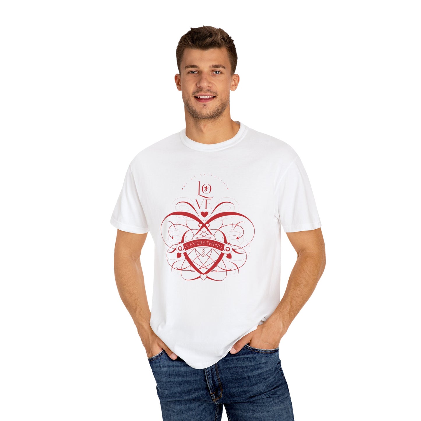 Women Love Vibes T-Shirt - 'Love is Everything' - Valentine's Day
