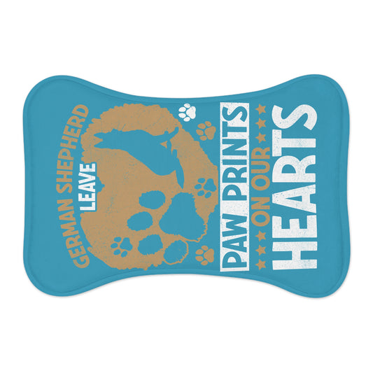 Personalyzed Dog Feeding Mat German Shepherd Pet Mat for Dog Lovers