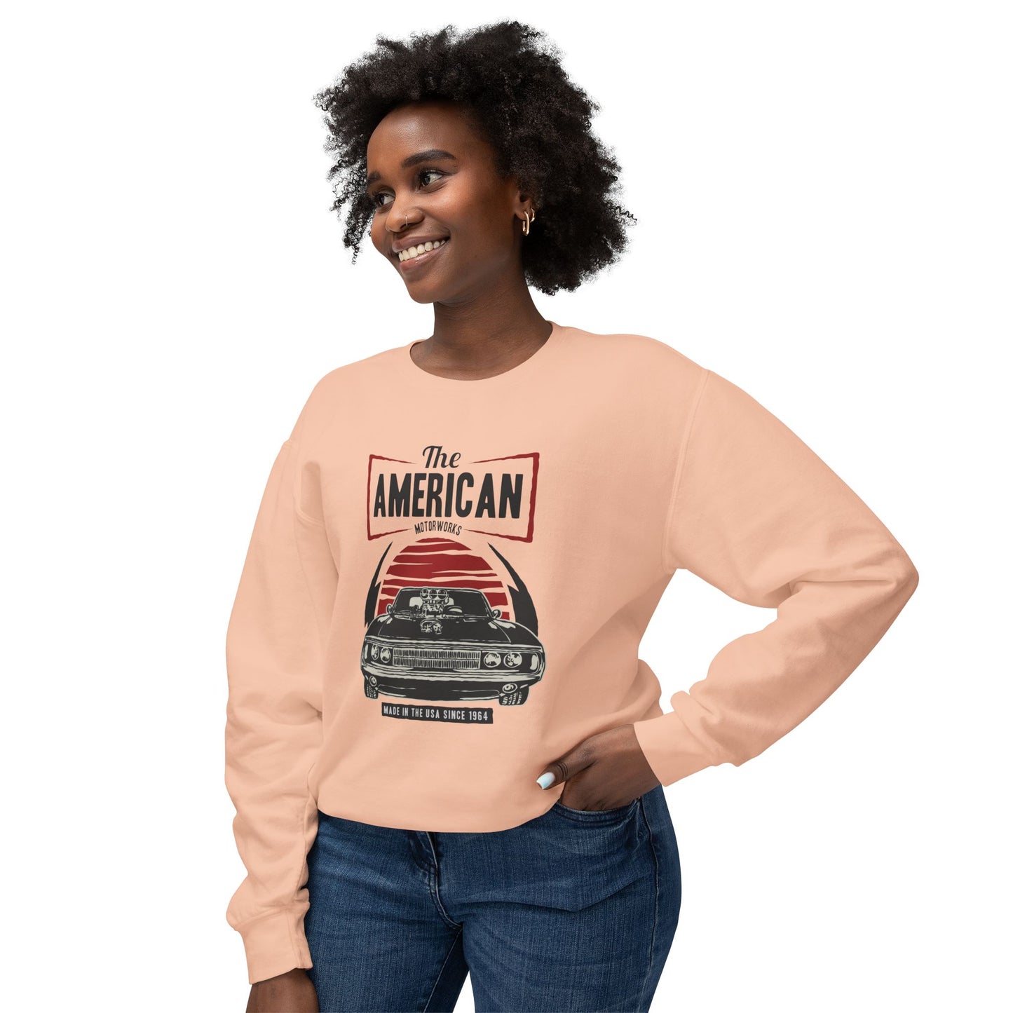 Men's Sweatshirt "The American Muscle Car"