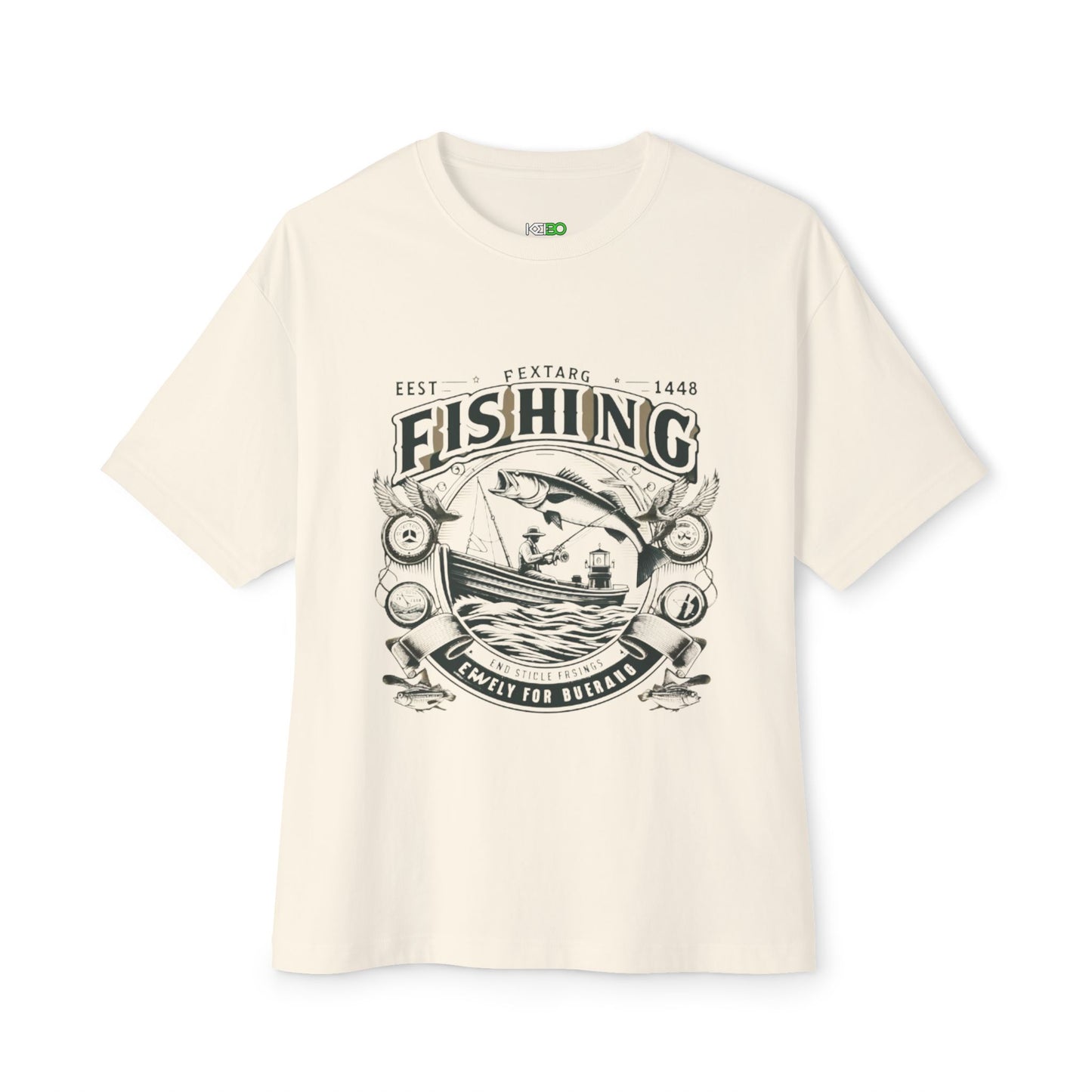 Fishing Lovers Men’s Oversized Tee - Outdoor Adventure T-shirt