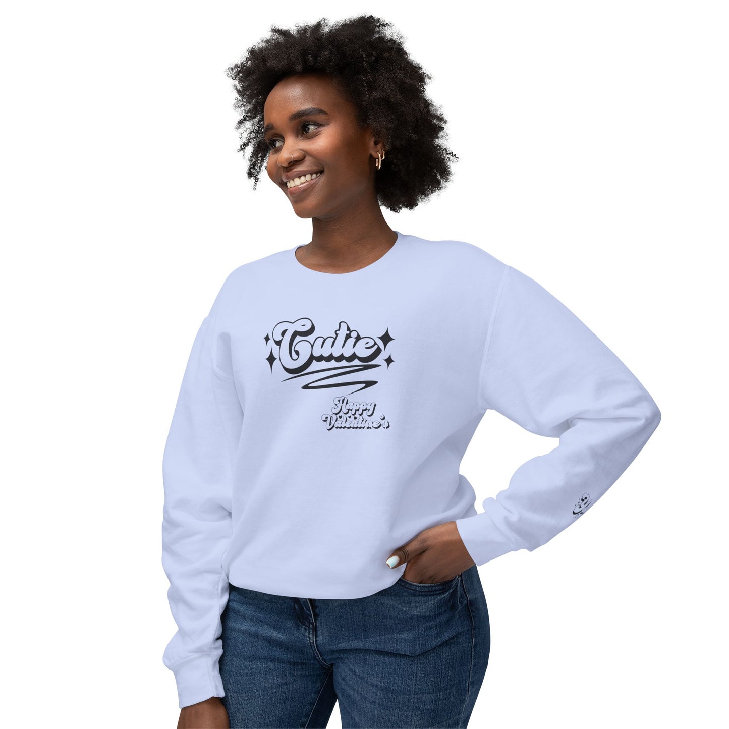 Women Sweatshirt Cutie Valentine - Perfect for Valentine's Day Outfit