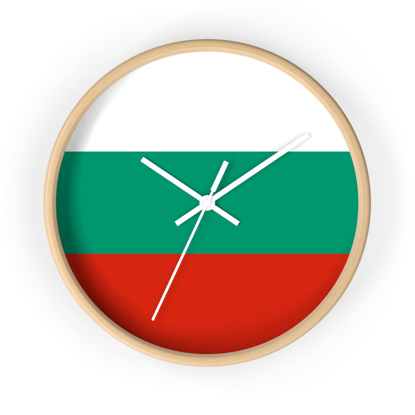 Bulgaria Flag Wall Clock - Stylish Home Decor for Patriotic Displays