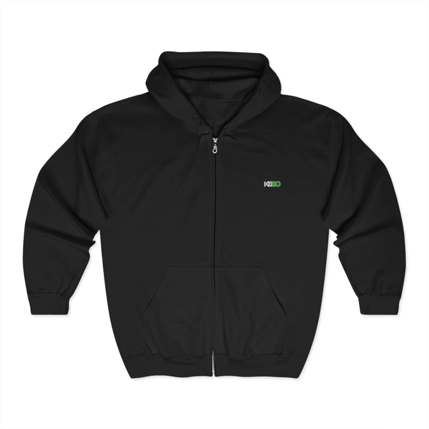 Unisex Heavy Blend Full Zip Hoodie - Vibrant Sports Car Design