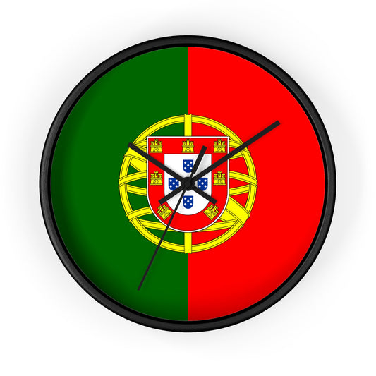 Portuguese Flag Wall Clock - Celebrate Your Heritage at Home