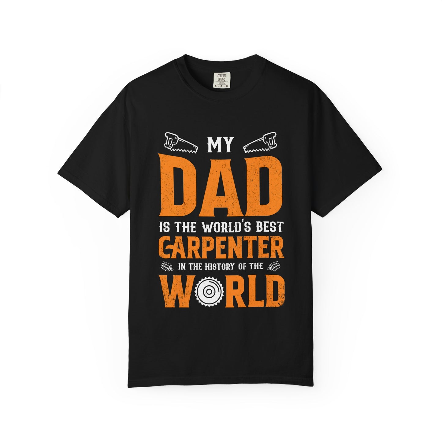 Men's T-shirt World's Best Carpenter Dad Tee for Father's Day