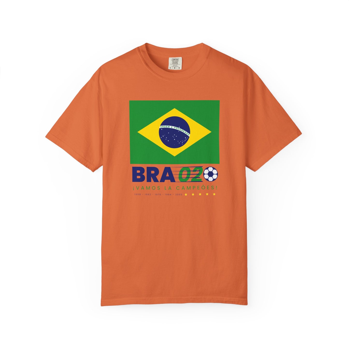 Unisex Sporty Summer Vibe Brazil Soccer T-Shirt