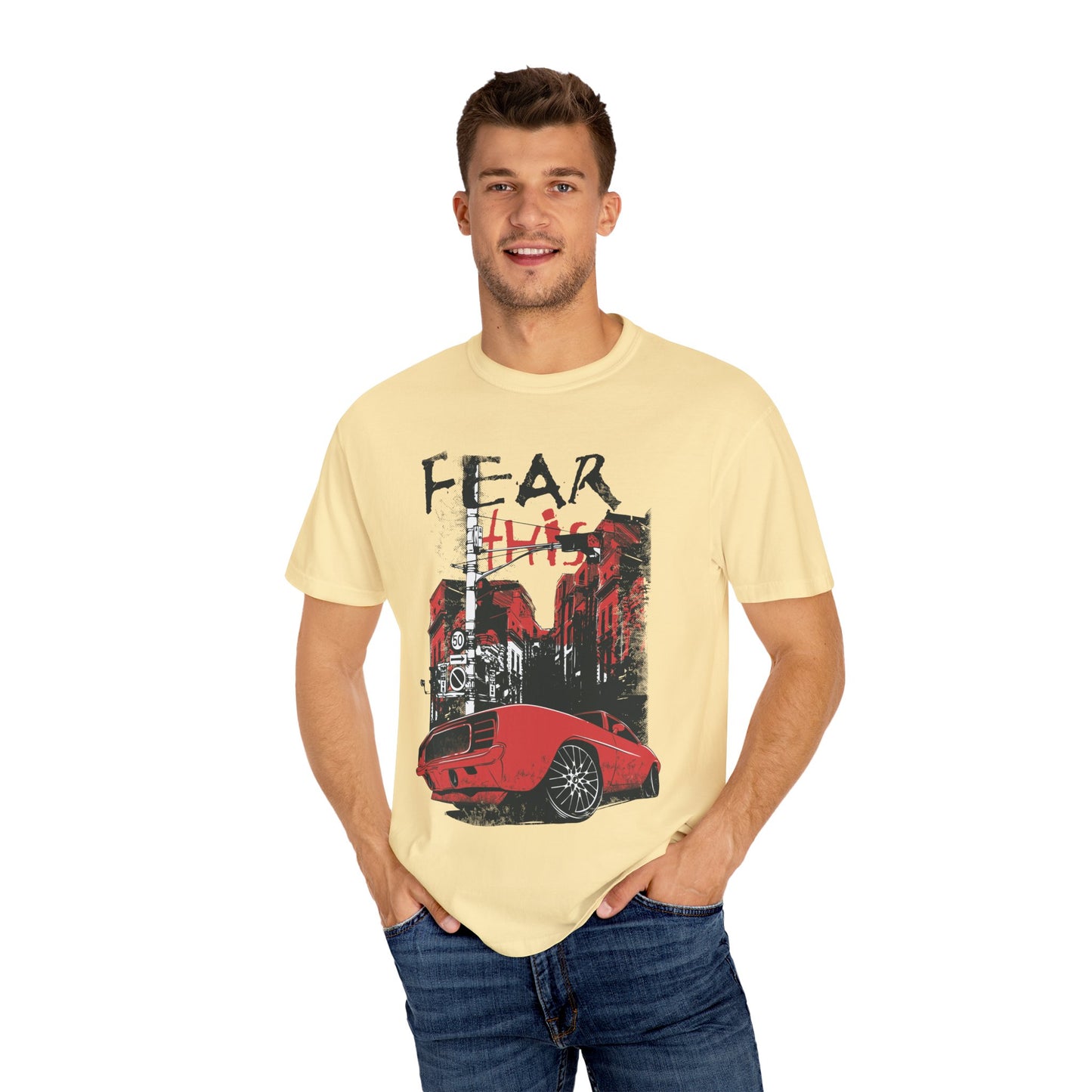 Vintage Car Graphic "Fear This" Unisex T-Shirt - Automotive Vibe for Car Lovers