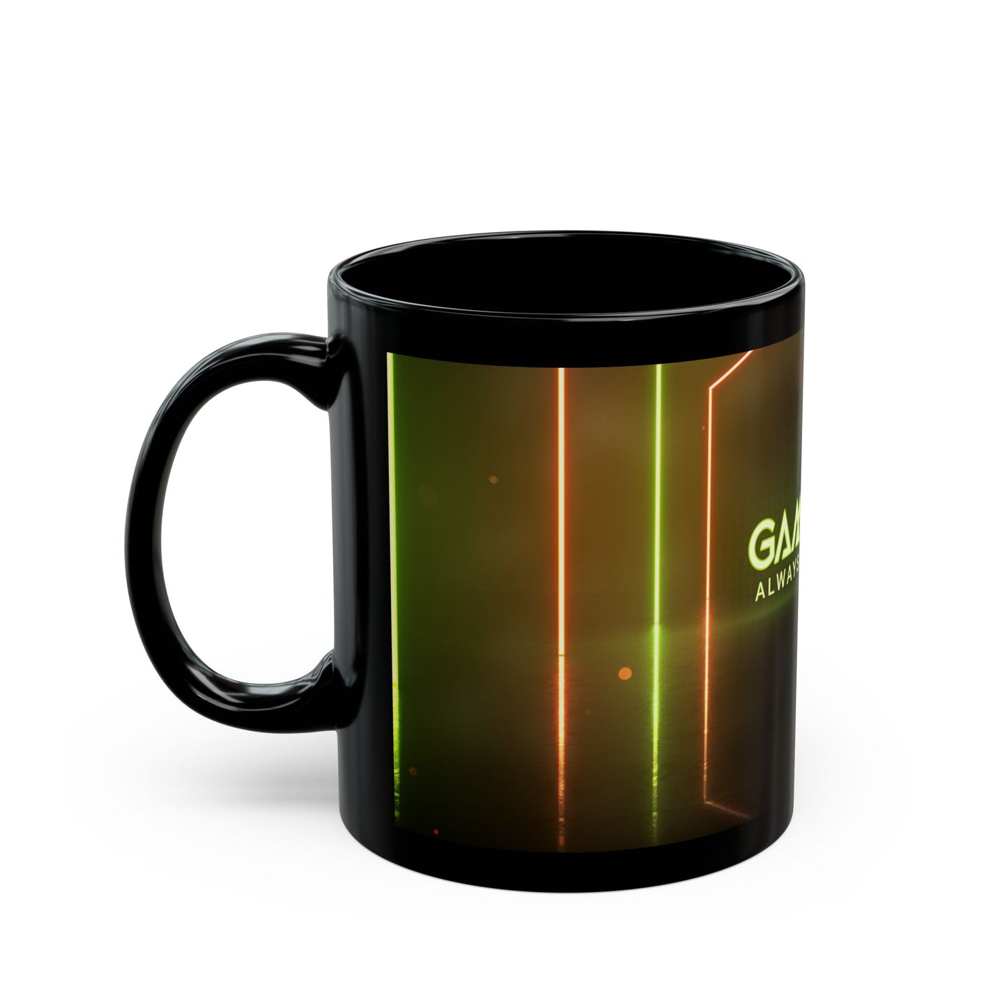 Game Hub Black Coffee Mug 11oz & 15oz – Perfect for Gaming Enthusiasts