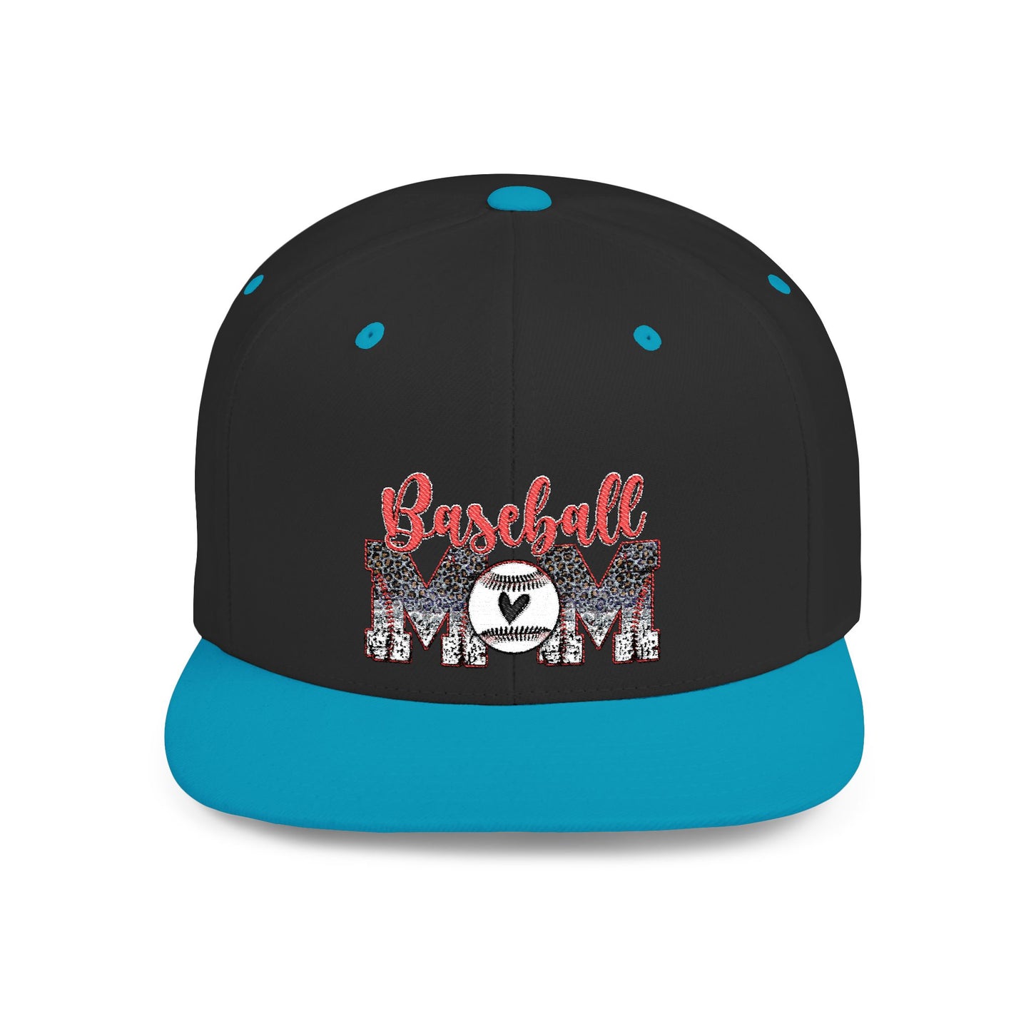 Women's Flat Snapback Cap Baseball Mom - Perfect Gift for Sports Moms
