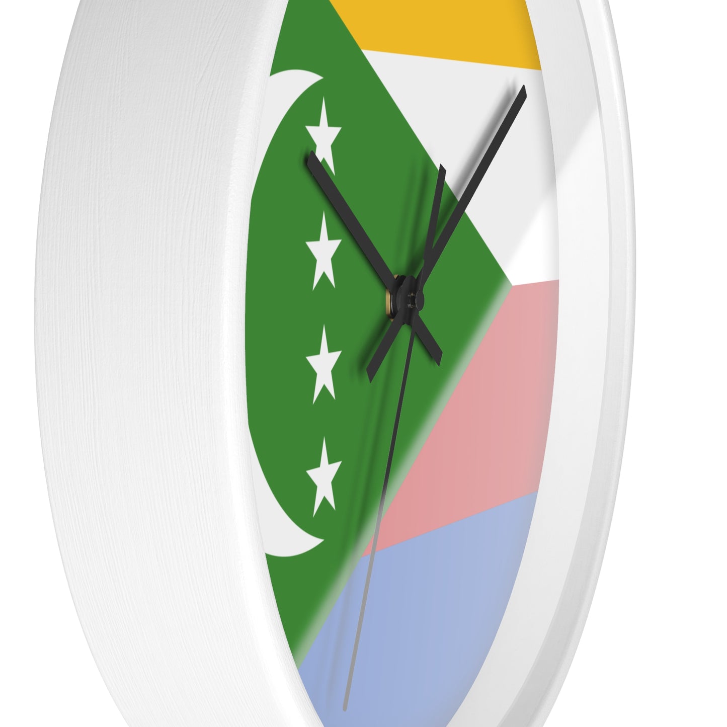 Comoros Flag Wall Clock - Vibrant, Stylish Home Decor for Flag Enthusiasts
