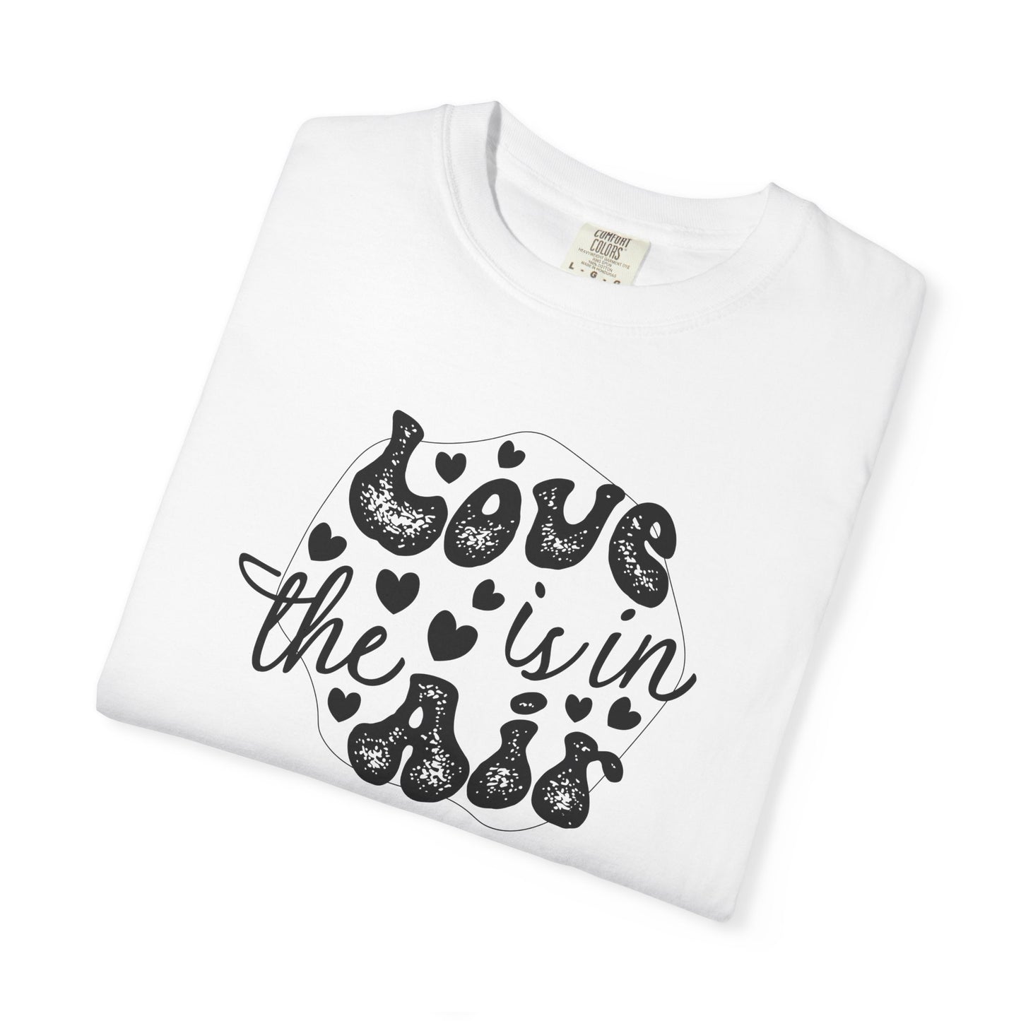 Women Graphic T-Shirt Love Is In The Air for Valentine's Day