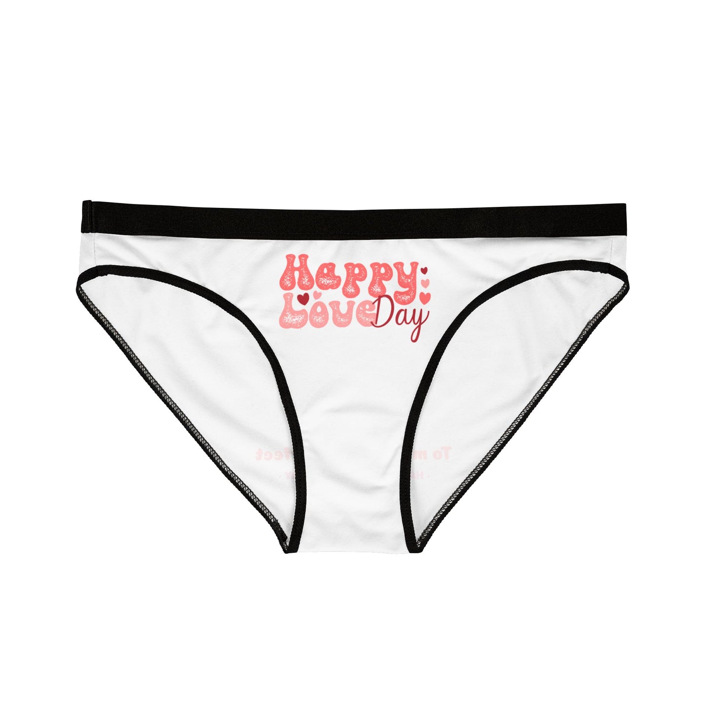 Funny Women's Underwear - 'Happy Love Day' Design