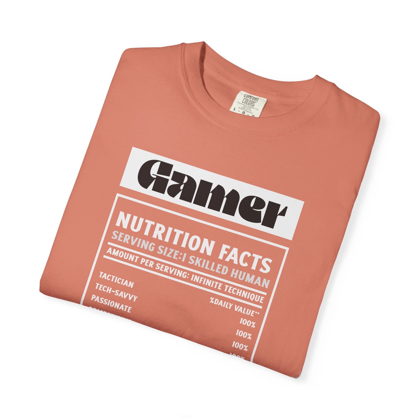 Gamer Nutrition Facts Unisex T-Shirt