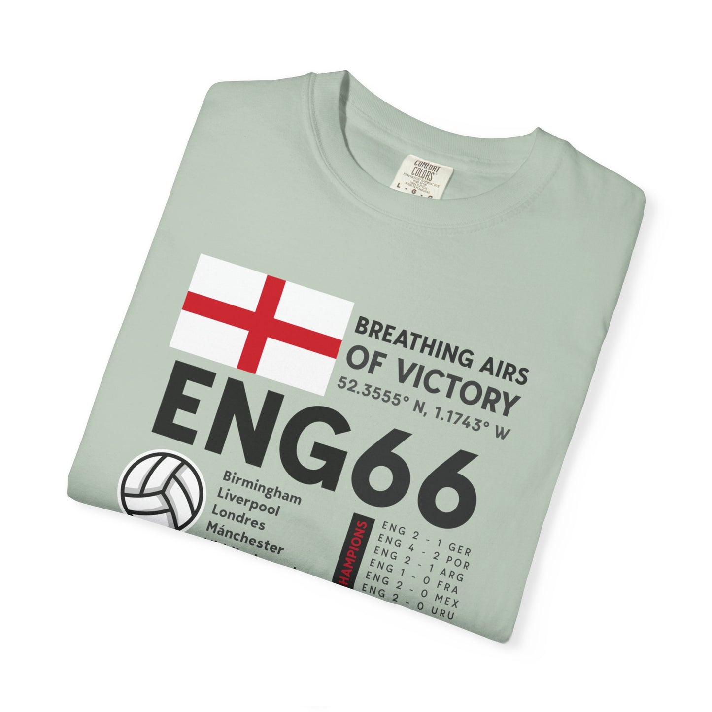 Unisex T-Shirt ENGLAND '66 Breathing Airs of Victory