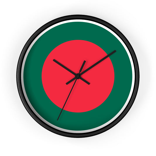 Bangladesh Flag Wall Clock - Perfect for Home Decor and Gifts