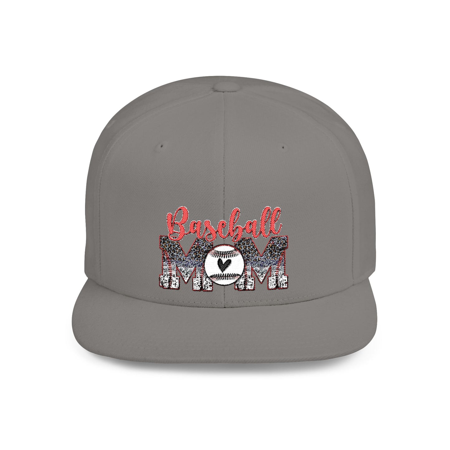 Women's Flat Snapback Cap Baseball Mom - Perfect Gift for Sports Moms