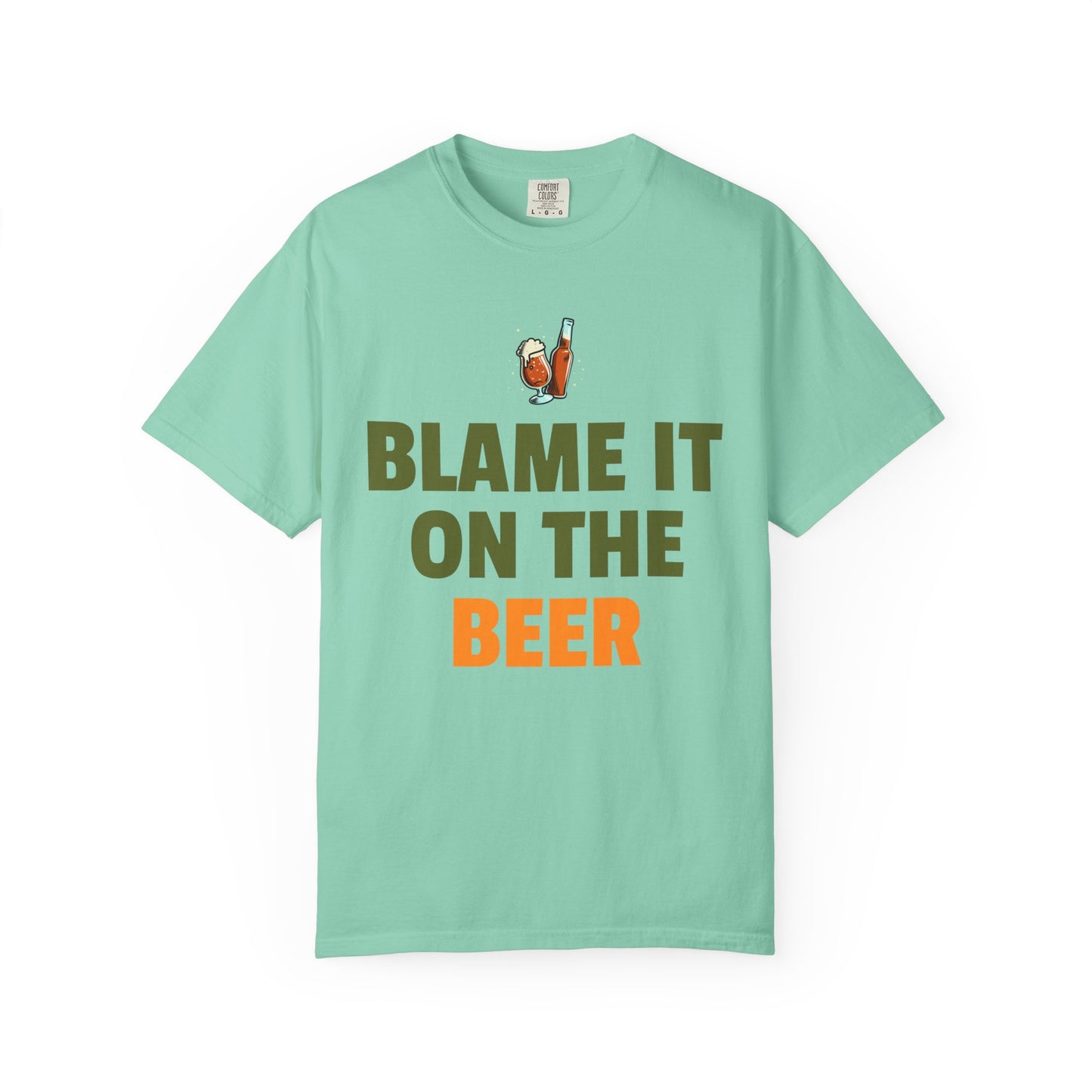 Funny Beer Unisex T-Shirt - 'Blame It On The Beer' - St Patrick's Day