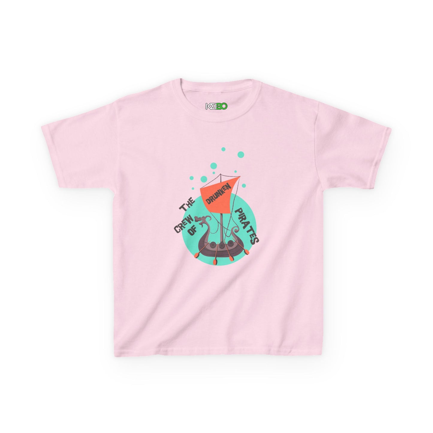 Kids T-shirt for Girls Pirate Adventure - Perfect for Young Explorers!