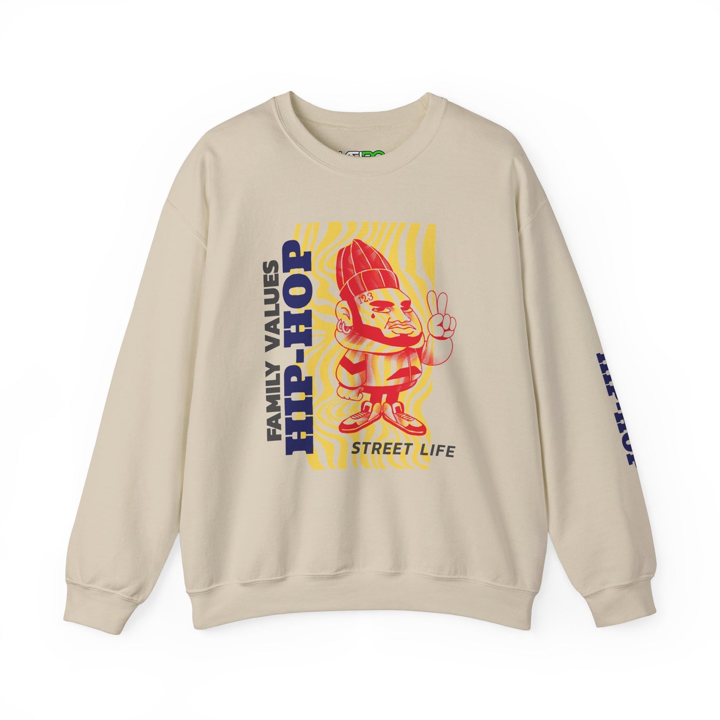 Men's Hip-Hop Crewneck Sweatshirt