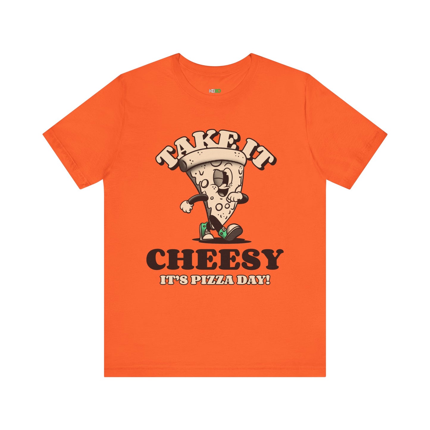 Cheesy Pizza Day Men's Tee - Fun Short Sleeve T-Shirt with Graphics