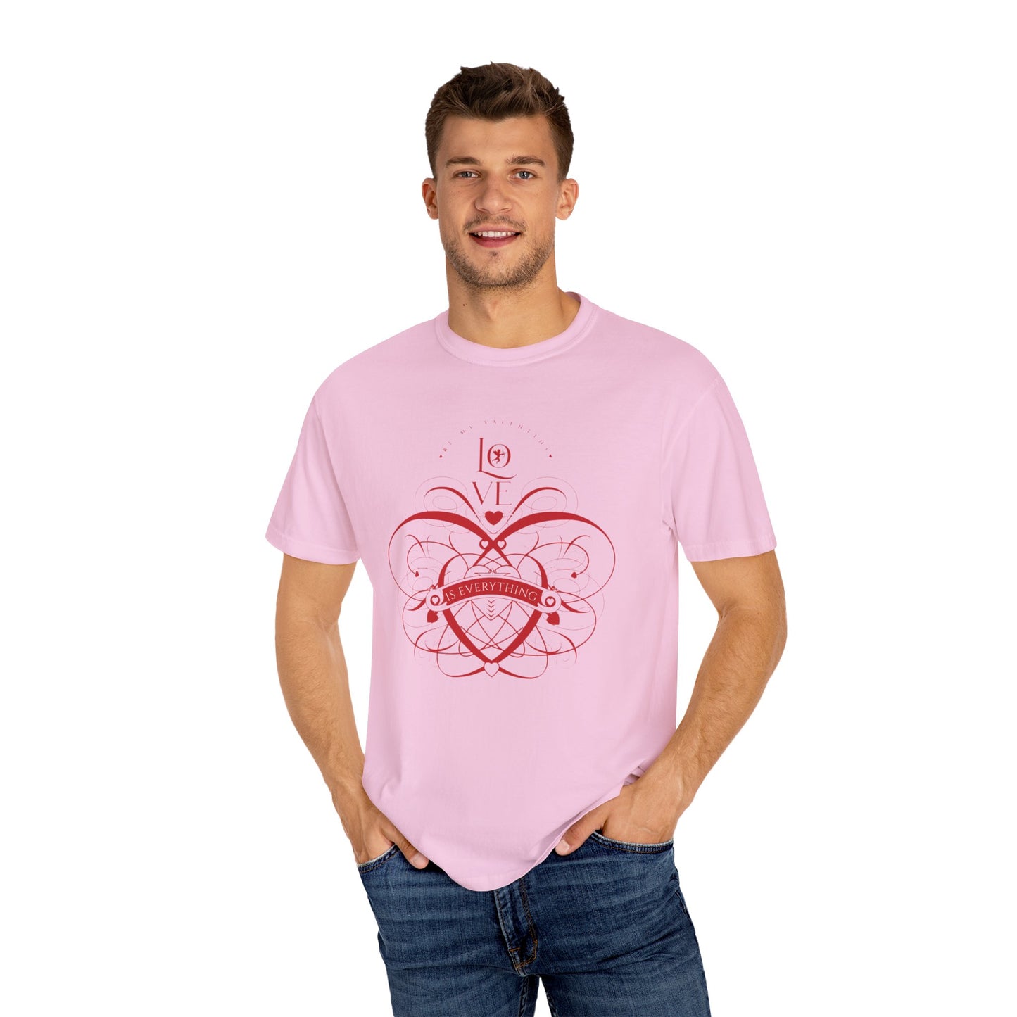 Women Love Vibes T-Shirt - 'Love is Everything' - Valentine's Day