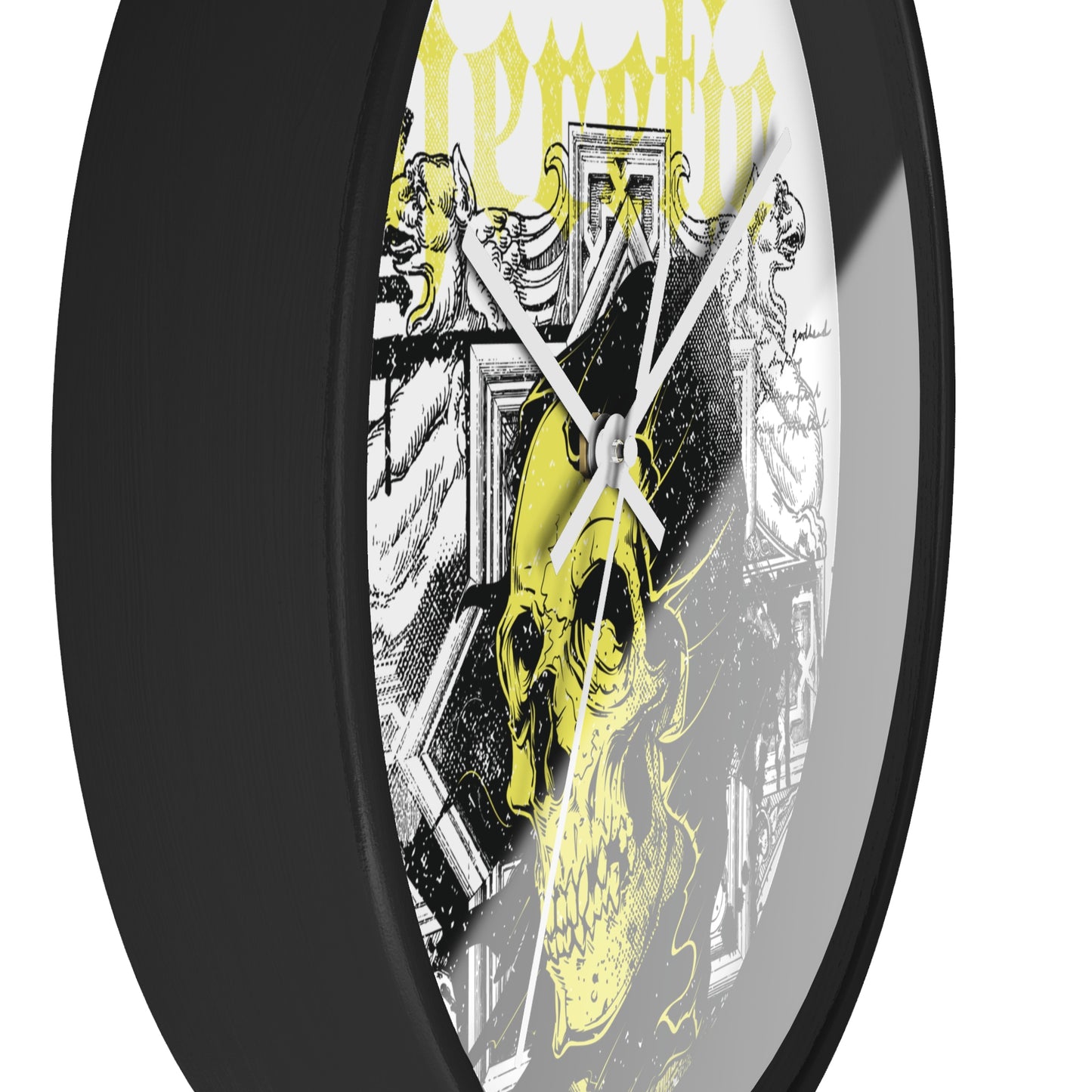Heretic Skull Wall Clock - Unique Modern Decor for Edgy Spaces
