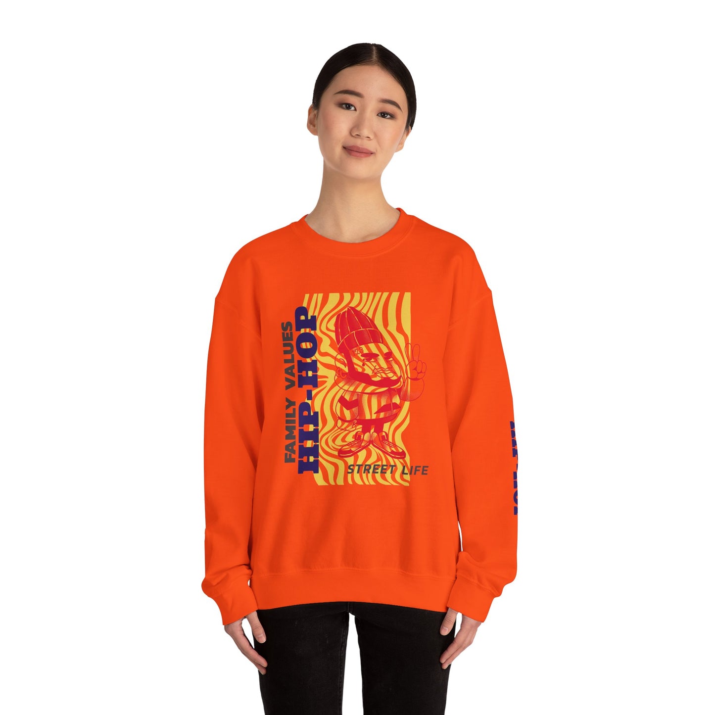 Men's Hip-Hop Crewneck Sweatshirt