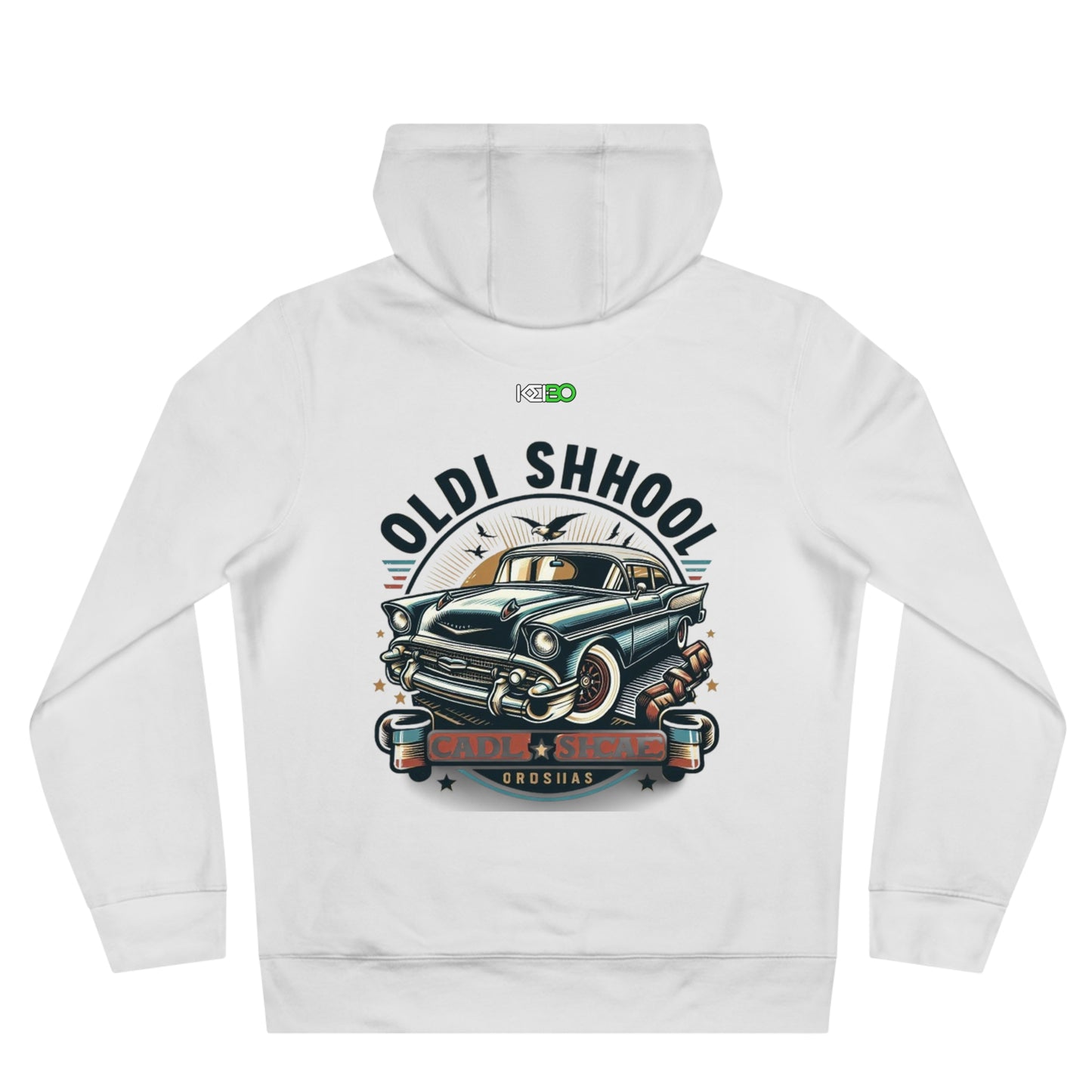 Retro Cadillac King Hoodie – Classic Car Apparel for Auto Enthusiasts