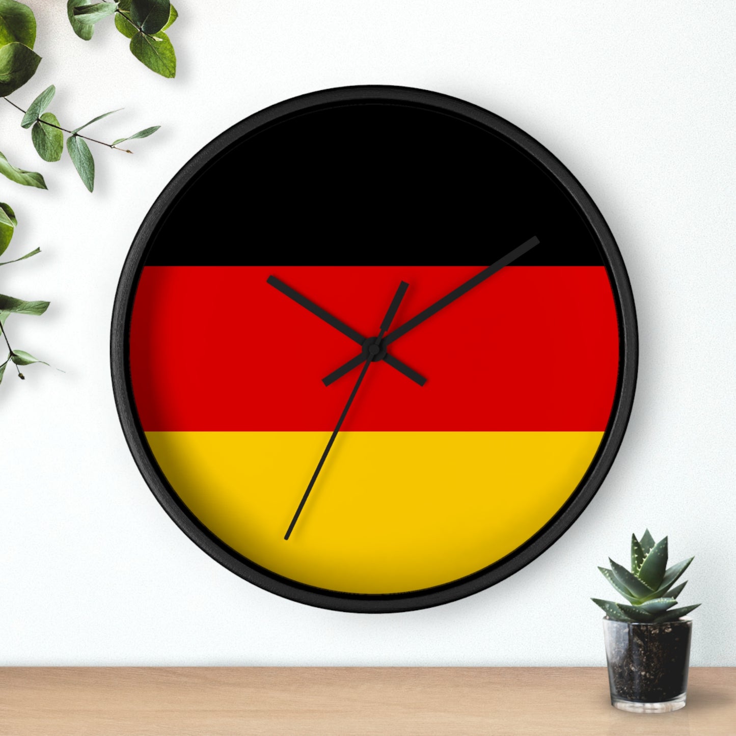 German Flag Wall Clock - Unique Timepiece for Home Decor