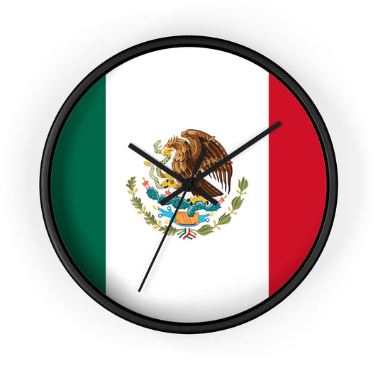 Mexican Flag Wall Clock - Celebrate Heritage and Time
