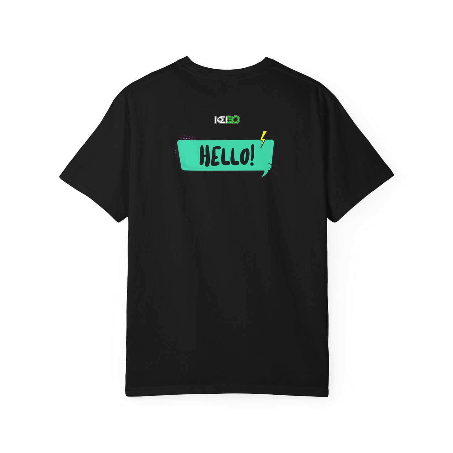 Hello! Retro Vibe Unisex Garment-Dyed T-Shirt