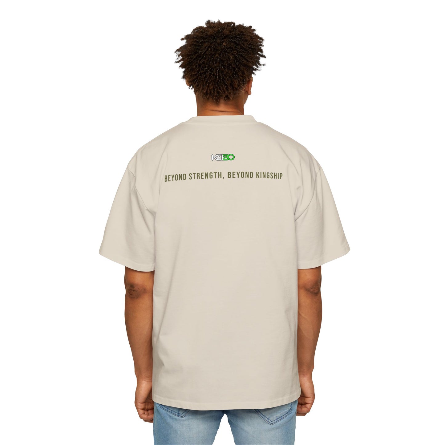 Embrace the King Men's Oversized Tee - Unleash the Beast