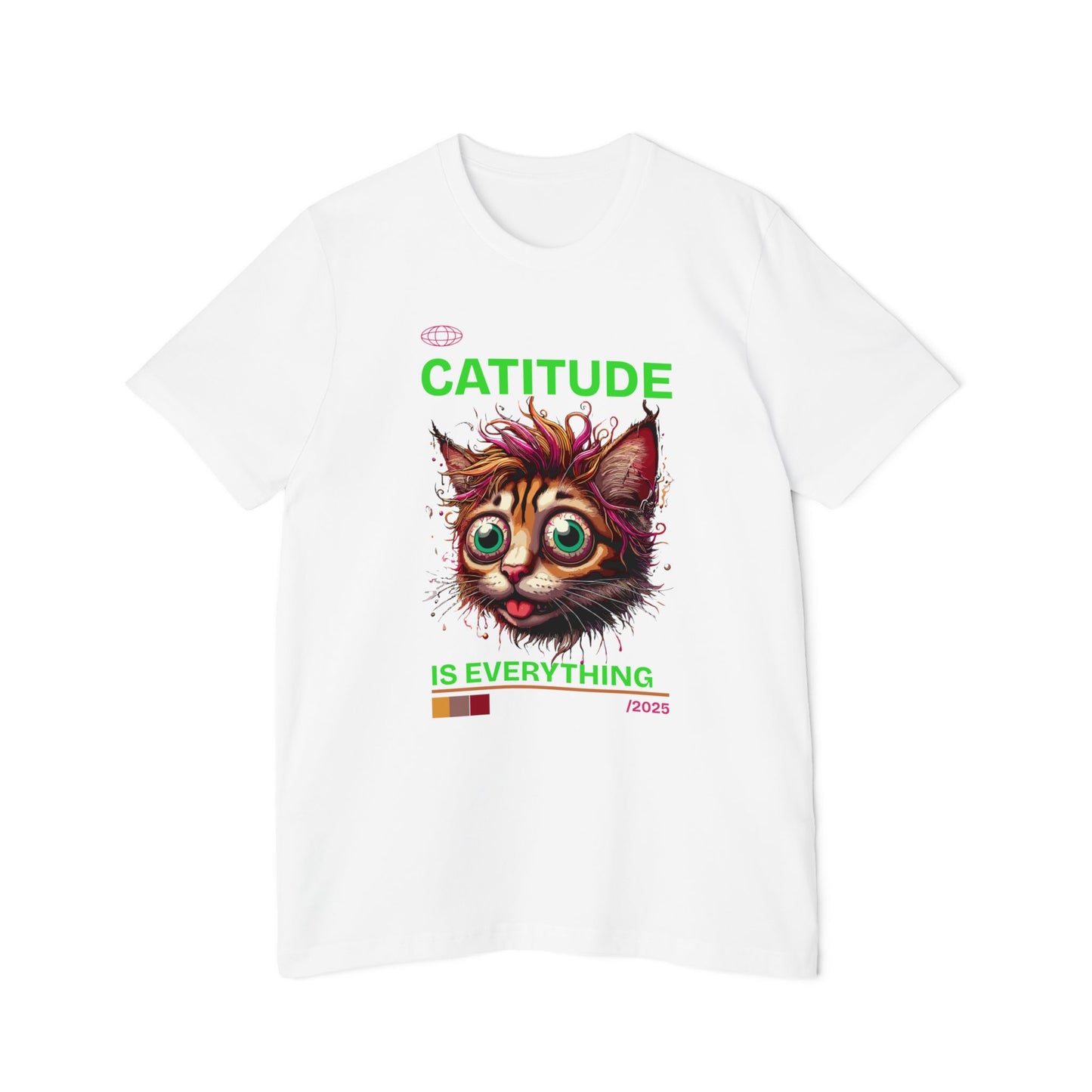 Catitude Is Everything Men's T-Shirt – Fun & Quirky Cat Design Tee