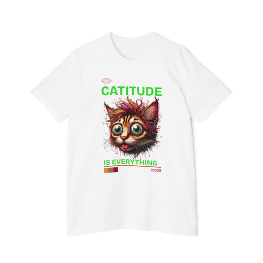 Catitude Is Everything Men's T-Shirt – Fun & Quirky Cat Design Tee