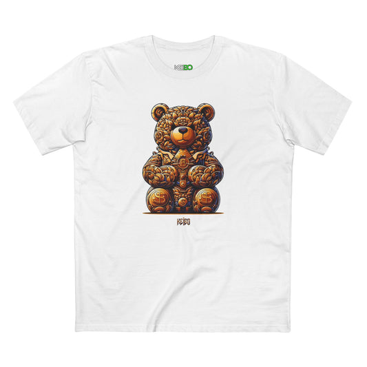 Men's Tee Vintage Gold Rush Grizzly Bear Lover Shirt