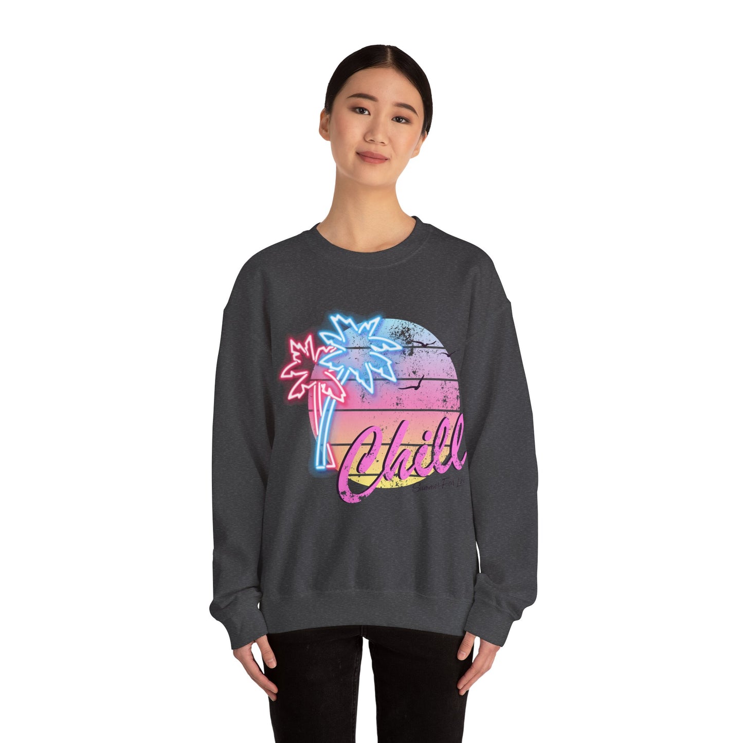 Chill Summer Vibes Unisex Crewneck Sweatshirt